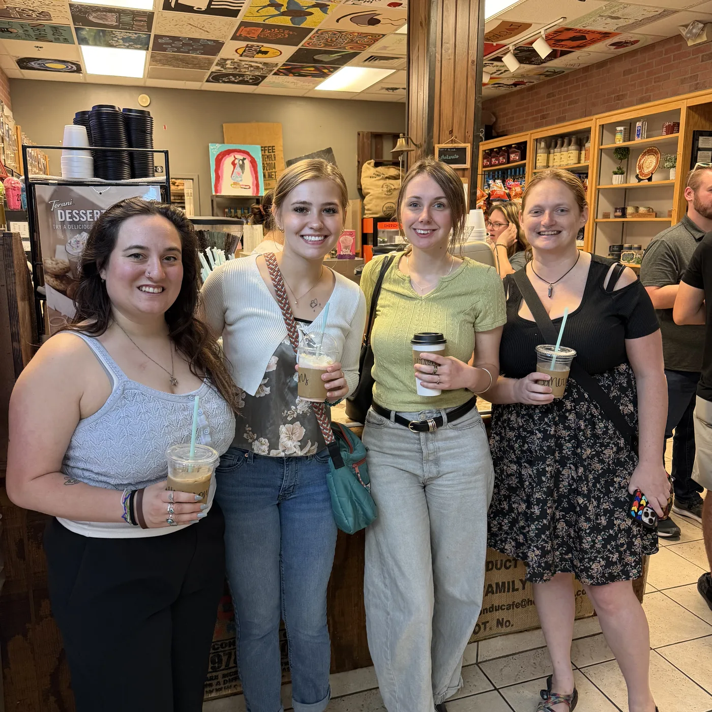 HYP members enjoying Emerson's specialty drinks at a Hickory Young Professionals mixer